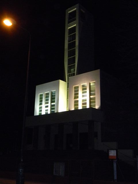 Nasvícení kostela 2012